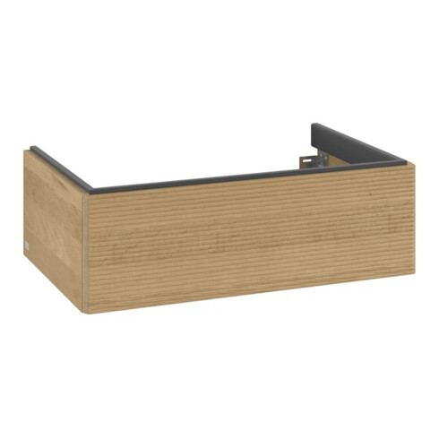 V&B Waschtischunterschrank Auszugbeleuchtung Antao 78,8x25,6x49,6cm, m Front, honey oak