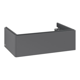 V&B Waschtischunterschrank Auszugbeleuchtung Antao 78,8x25,6x49,6cm, o Fr., Anthrac. m Lac