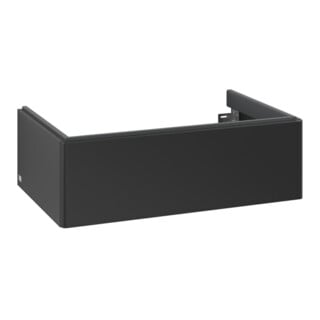 V&B Waschtischunterschrank Auszugbeleuchtung Antao 78,8x25,6x49,6cm, o. Front, bla m Lac