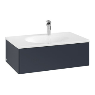 V&B Waschtischunterschrank Auszugbeleuchtung Antao 78,8x25,6x49,6cm, o. Front, md bl. m Lac