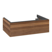 V&B Waschtischunterschrank Auszugbeleuchtung Antao 78,8x25,6x49,6cm, o. Front, warm walnut-3