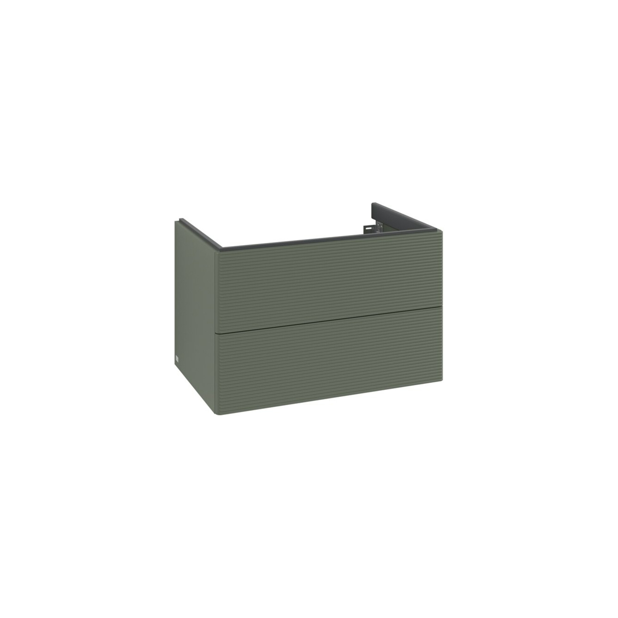 V&B Waschtischunterschrank Auszugbeleuchtung Antao 79x50x50cm, mit Frontstruktur, lea gre. m Lac ; Villeroy & Boch