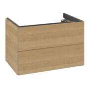 V&B Waschtischunterschrank Auszugbeleuchtung Antao 79x50x50cm, o. Frontstruktur, honey oak