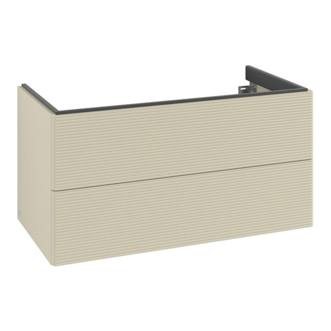 V&B Waschtischunterschrank Auszugbeleuchtung Antao 98,8x50,4x49,6cm, m Front, si Gr m Lac