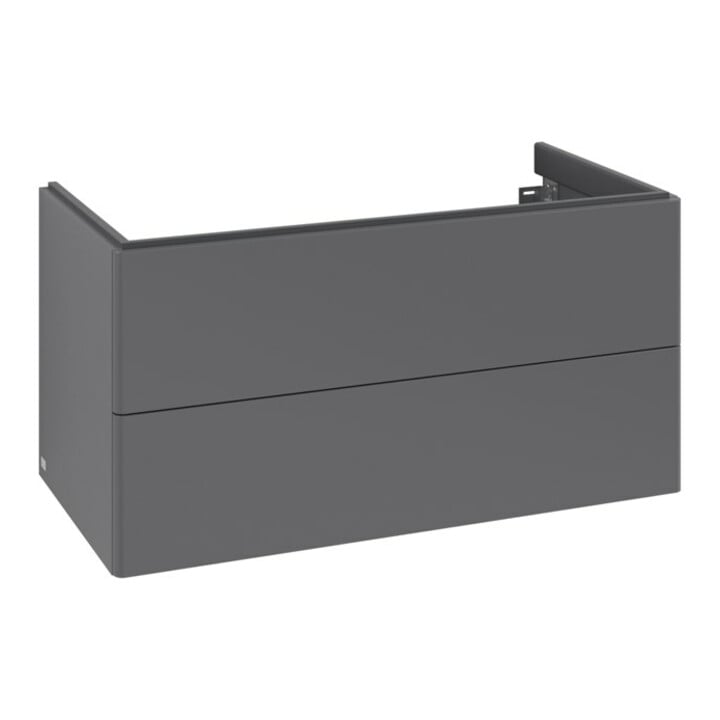 V&B Waschtischunterschrank Auszugbeleuchtung Antao 98,8x50,4x49,6cm, o Fr., Anthrac. m Lac