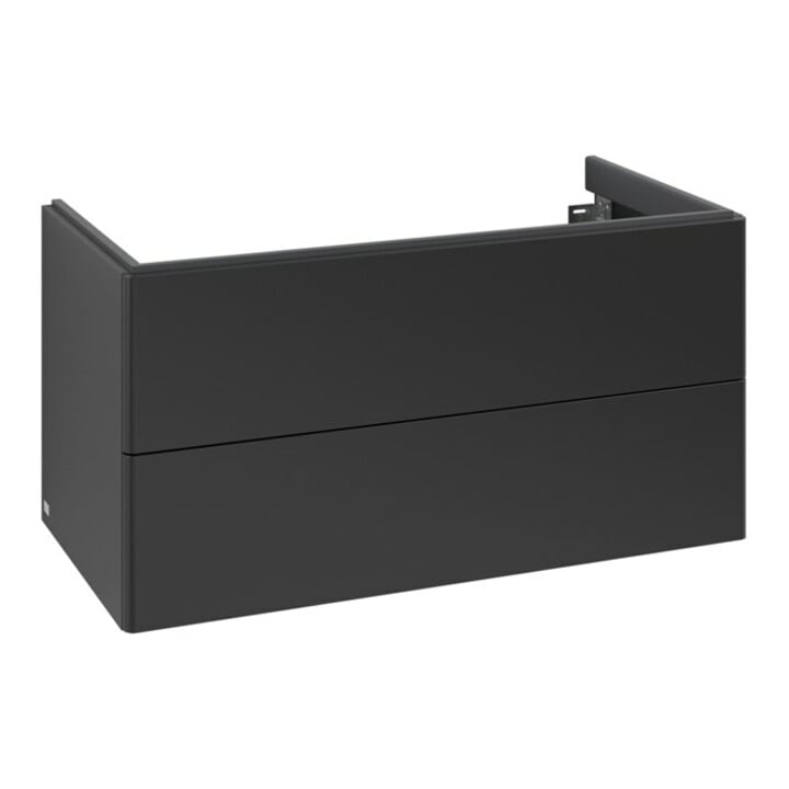 V&B Waschtischunterschrank Auszugbeleuchtung Antao 98,8x50,4x49,6cm, o. Front, bla m Lac