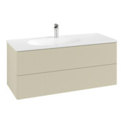 V&B Waschtischunterschrank Auszugsbeleuchtung Antao 118,8x50,4x49,3cm, m Front, si Gr m Lac