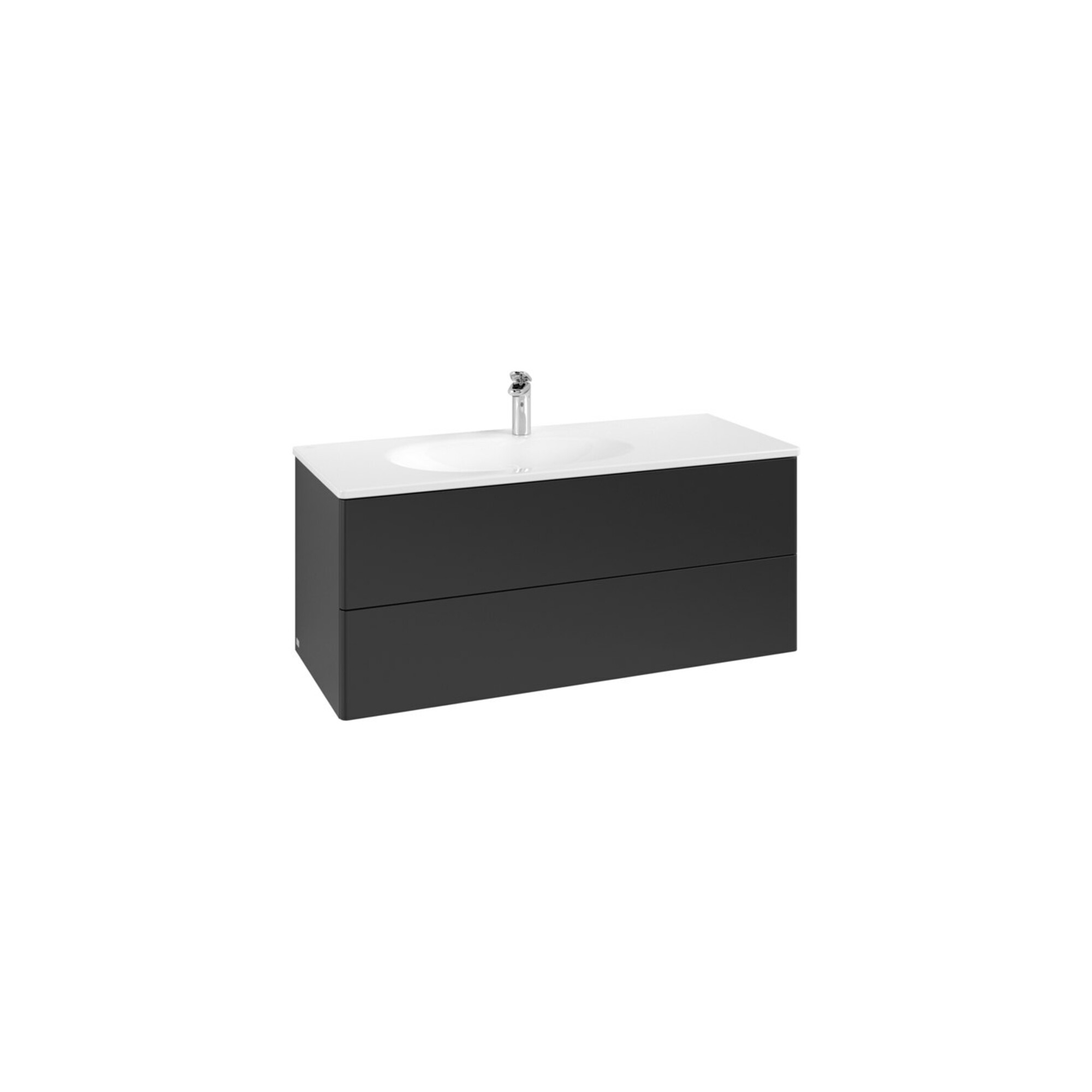 V&B Waschtischunterschrank Auszugsbeleuchtung Antao 118,8x50,4x49,3cm, o. Front, bla m Lac ; Villeroy & Boch