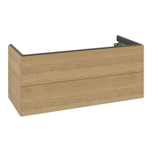 V&B Waschtischunterschrank Auszugsbeleuchtung Antao 118,8x50,4x49,3cm, o. Front, honey oak