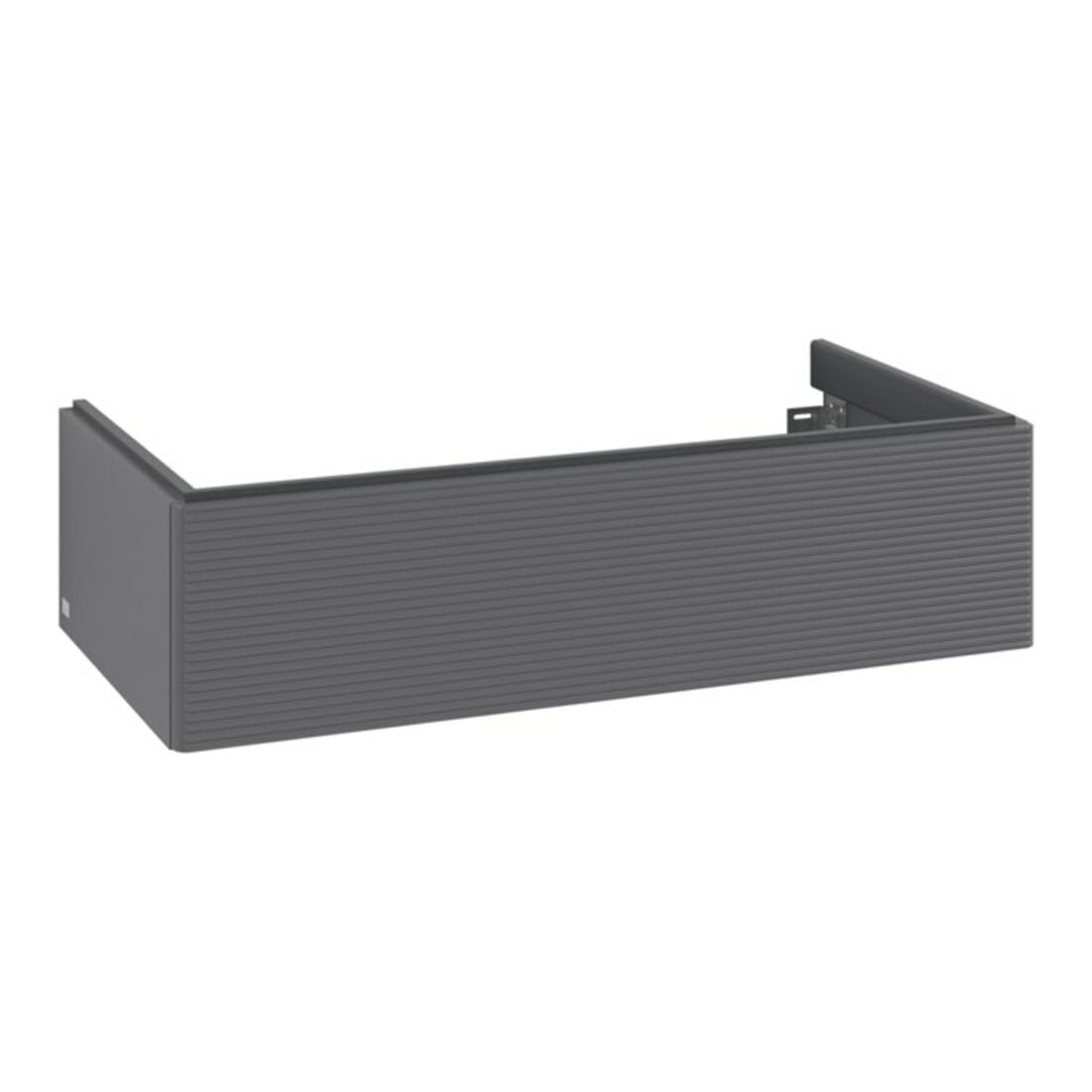 V&B Waschtischunterschrank Auszugsbeleuchtung Antao 98,8x25,6x49,3cm, m Fr., Anthrac. m Lac