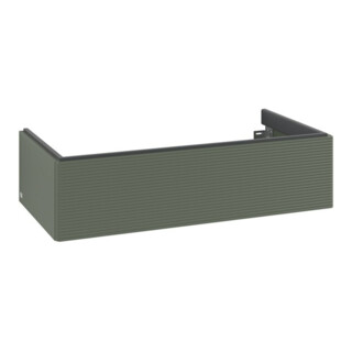 V&B Waschtischunterschrank Auszugsbeleuchtung Antao 98,8x25,6x49,3cm, m Fr., leaf gre. m Lac