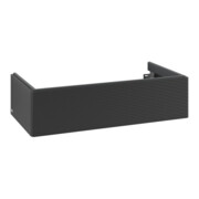 V&B Waschtischunterschrank Auszugsbeleuchtung Antao 98,8x25,6x49,3cm, m Front, bla m lacquer
