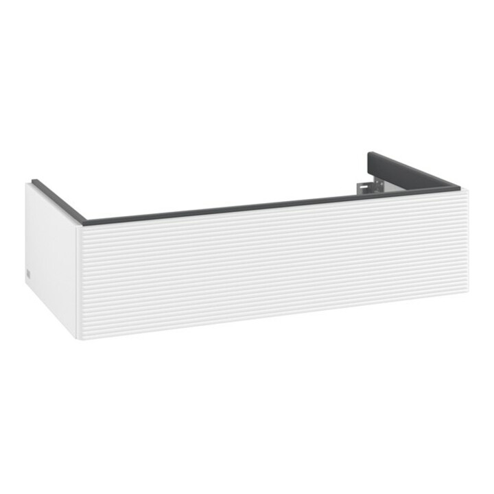 V&B Waschtischunterschrank Auszugsbeleuchtung Antao 98,8x25,6x49,3cm, m Front, wh. m lacquer