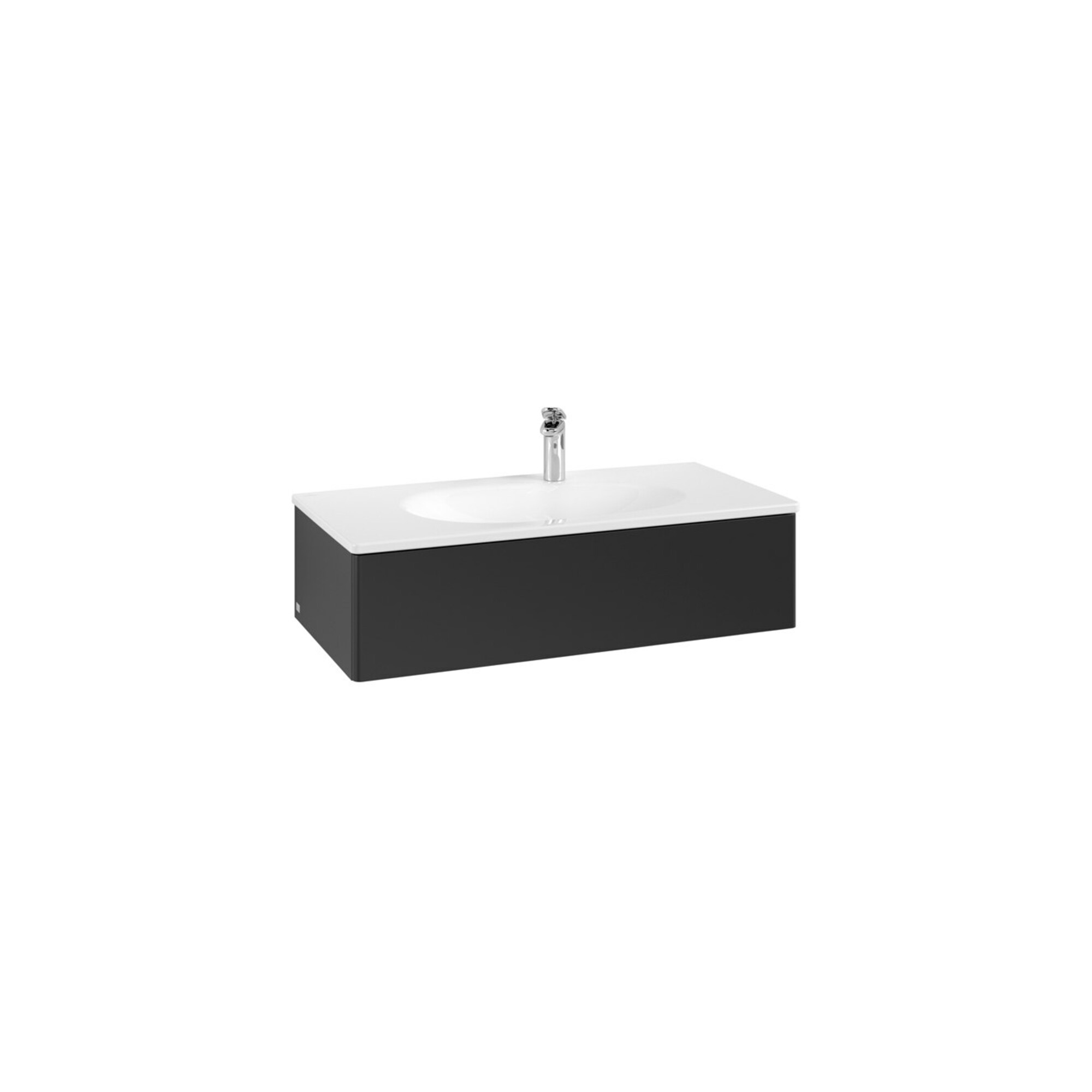 V&B Waschtischunterschrank Auszugsbeleuchtung Antao 98,8x25,6x49,3cm, o. Front, bla m Lac ; Villeroy & Boch