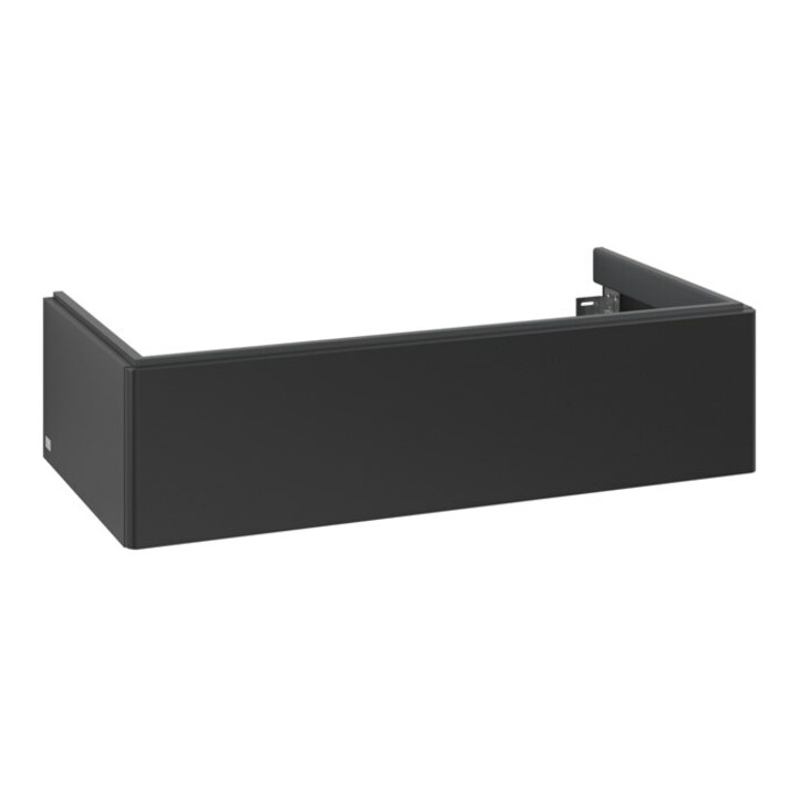 V&B Waschtischunterschrank Auszugsbeleuchtung Antao 98,8x25,6x49,3cm, o. Front, bla m Lac