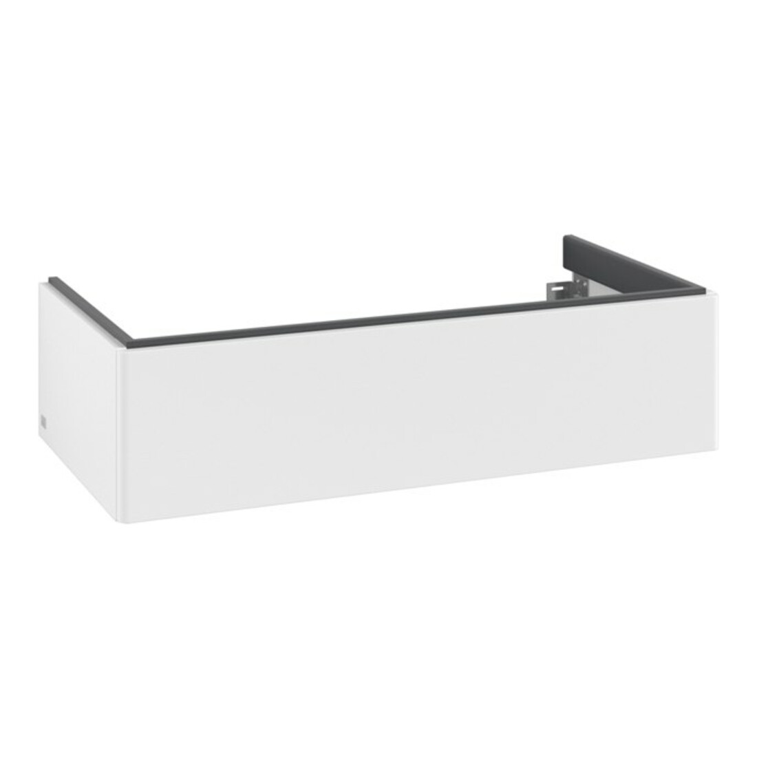 V&B Waschtischunterschrank Auszugsbeleuchtung Antao 98,8x25,6x49,3cm, o. Front, wh. m Lac