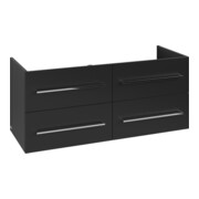 V&B Waschtischunterschrank Avento 118x51,4x48cm, 4 A, wd, G vc g, volc bla