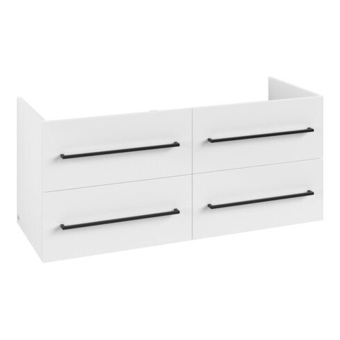 V&B Waschtischunterschrank Avento 118x51,4x48cm, 4 A, wd, G vo b, Bri wh.