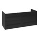 V&B Waschtischunterschrank Avento 118x51,4x48cm, 4 A, wd, G vo b, volc bla-1