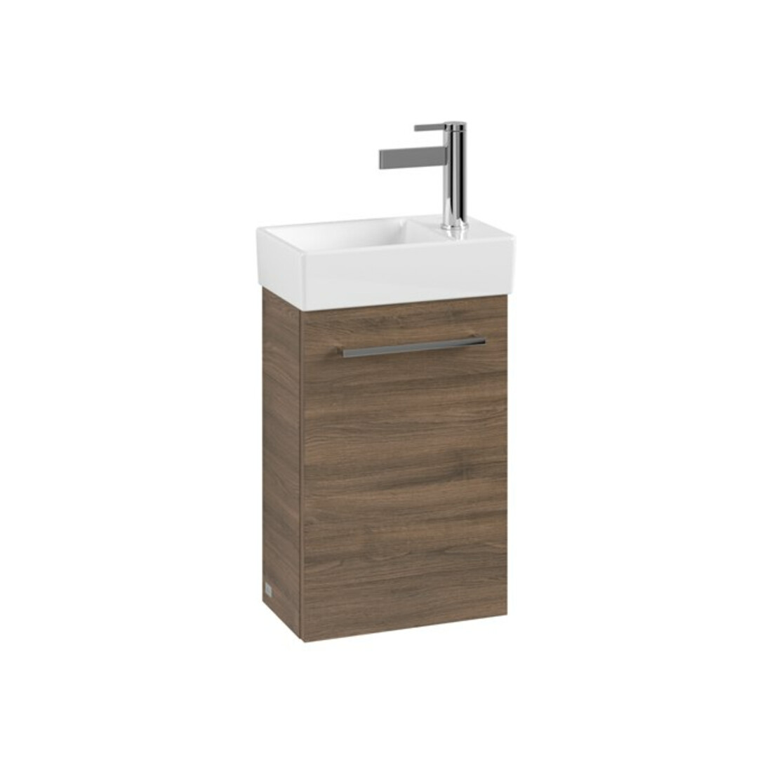 V&B Waschtischunterschrank AVENTO 34x51,4x20,2cm, Anschl li, 1 T, Ariz. Oa