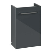 V&B Waschtischunterschrank AVENTO 34x51,4x20,2cm, Anschl li, 1 T, cryst Gr