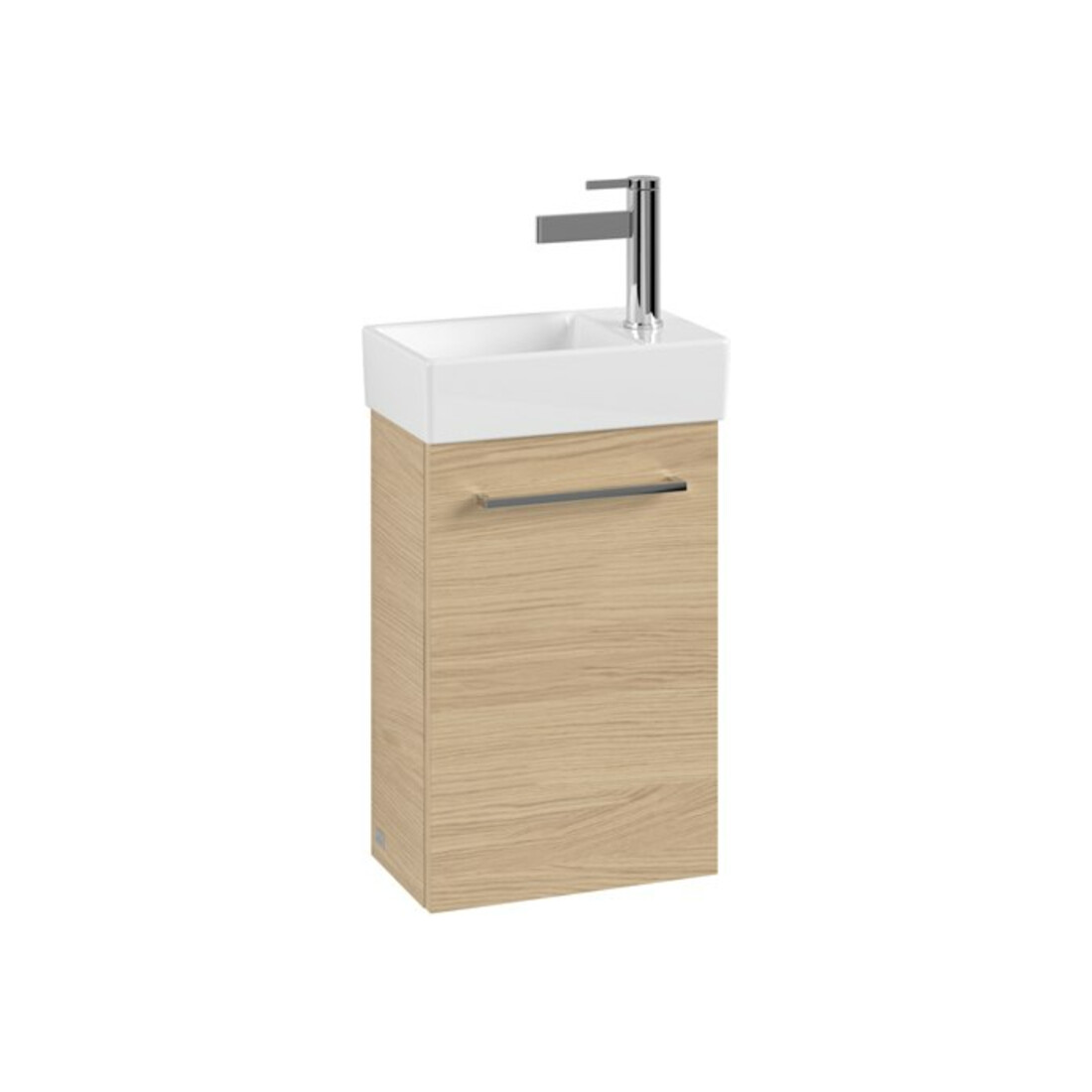 V&B Waschtischunterschrank AVENTO 34x51,4x20,2cm, Anschl li, 1 T, Nord Oak