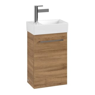 V&B Waschtischunterschrank Avento 34x51,4x23,4cm, 1 T, r, G vc gl., Kan Oa