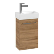 V&B Waschtischunterschrank Avento 34x51,4x23,4cm, 1 T, r, G vc gl., Kan Oa
