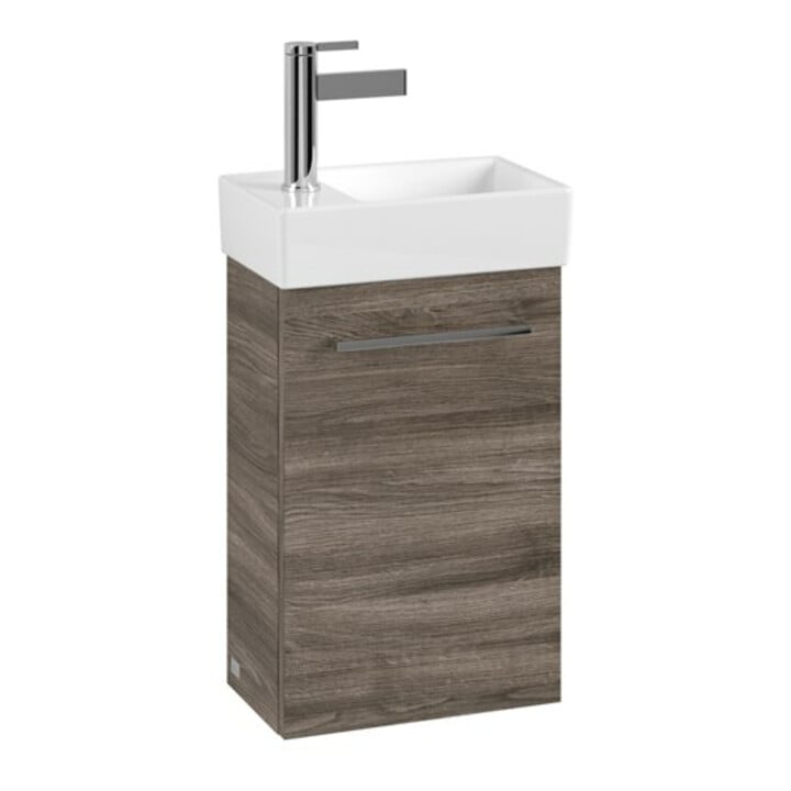 V&B Waschtischunterschrank Avento 34x51,4x23,4cm, 1 T, r, G vc gl., st. Oa