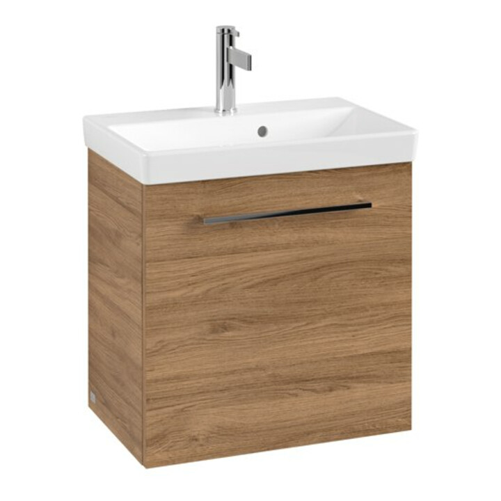 V&B Waschtischunterschrank Avento 43x51,4x38,4cm, 1 T, r, G vc gl., Kan Oa