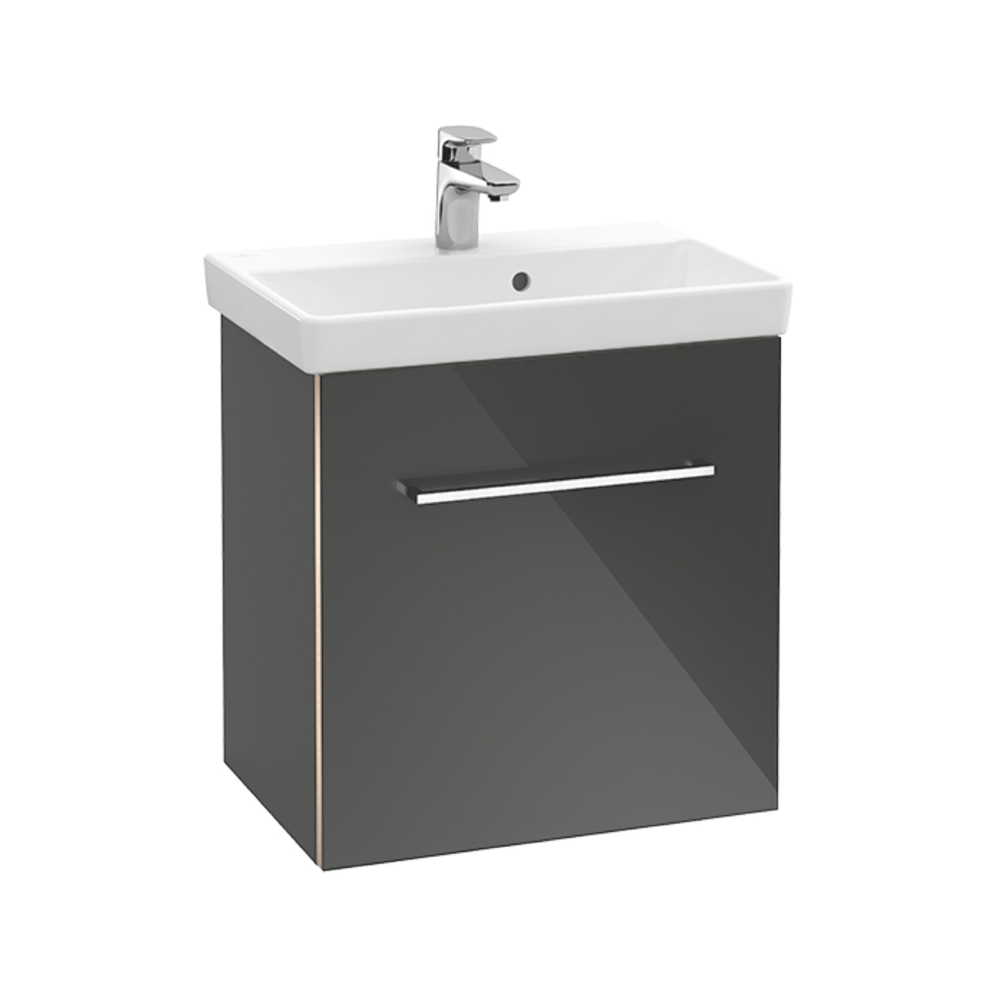 V&B Waschtischunterschrank Avento 53x51x38cm, 1 T., li, Gr. vc gl., graph. ; Villeroy & Boch
