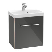 V&B Waschtischunterschrank Avento 53x51x38cm, 1 T, r, G vc gl., Brill. wh.