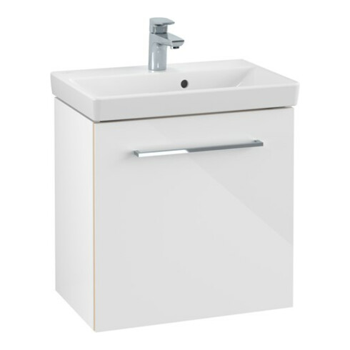 V&B Waschtischunterschrank Avento 53x51x38cm, 1 T, r, G vc gl., cryst wh.