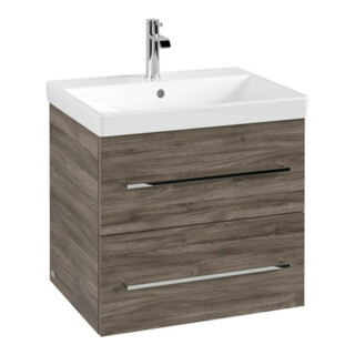 V&B Waschtischunterschrank Avento 58x51,4x48cm, 2 A, wd, G vc gl., st. Oa