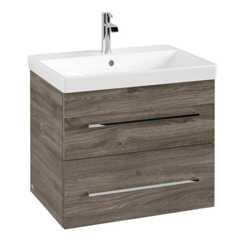 V&B Waschtischunterschrank Avento 63x51,4x48cm, 2 A, wd, G vc gl., st. Oa