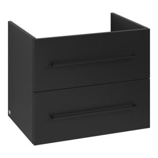 V&B Waschtischunterschrank Avento 63x51,4x48cm, 2 A, wd, G vo b, volc bla