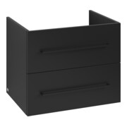 V&B Waschtischunterschrank Avento 63x51,4x48cm, 2 A, wd, G vo b, volc bla
