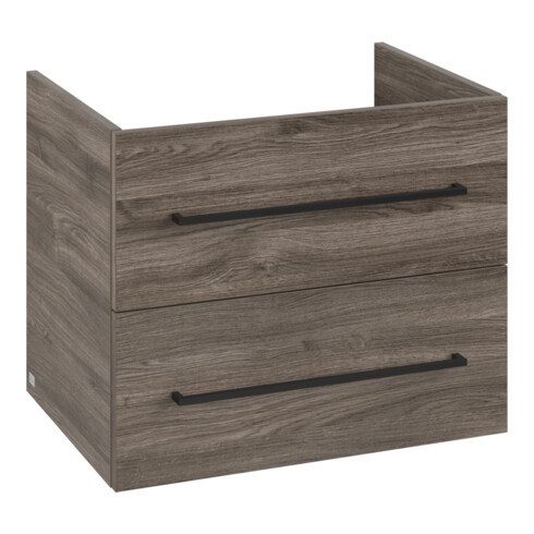 V&B Waschtischunterschrank Avento 63x51,4x48cm, 2 A, wd, G vo bla, st. Oa