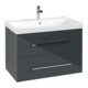 V&B Waschtischunterschrank Avento 78x51,4x48cm, 2 A, wd, G vc g, cryst Gr-3