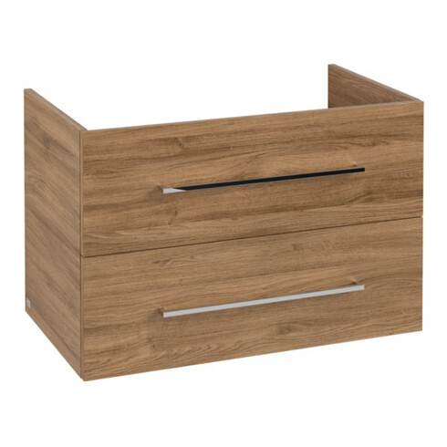 V&B Waschtischunterschrank Avento 78x51,4x48cm, 2 A, wd, G vc gl., Kan Oa