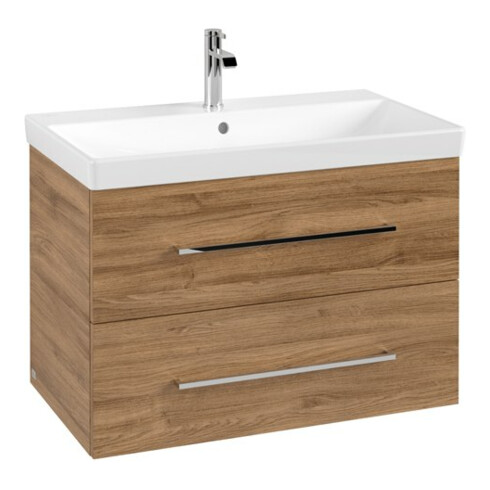 V&B Waschtischunterschrank Avento 78x51,4x48cm, 2 A, wd, G vc gl., Kan Oa