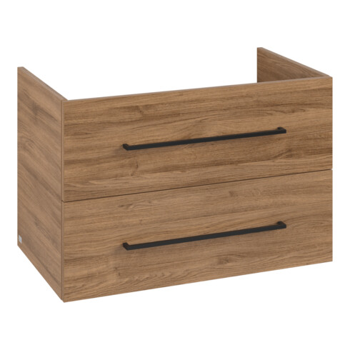 V&B Waschtischunterschrank Avento 78x51,4x48cm, 2 A, wd, G vo bla, Kan Oa