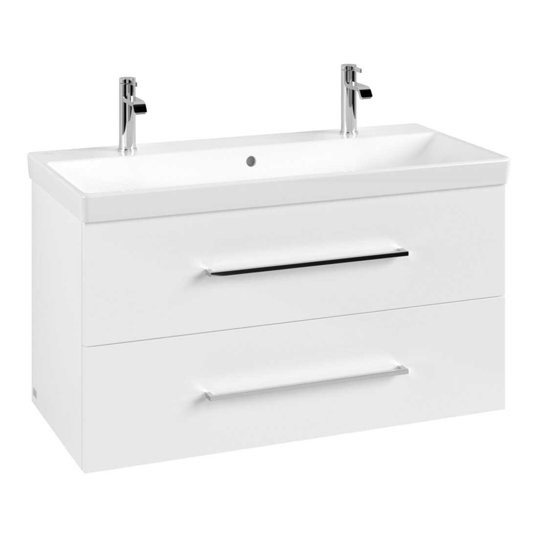 V&B Waschtischunterschrank Avento 98x51,4x48cm, 2 A, wd, G vc g, Bri wh.
