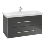 V&B Waschtischunterschrank Avento 98x51,4x48cm, 2 A, wd, G vc gl., graph.