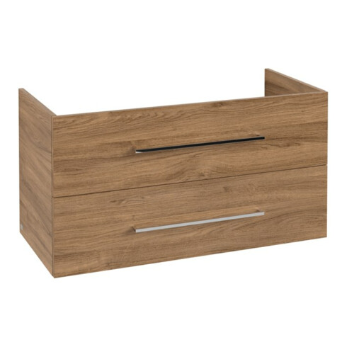V&B Waschtischunterschrank Avento 98x51,4x48cm, 2 A, wd, G vc gl., Kan Oa