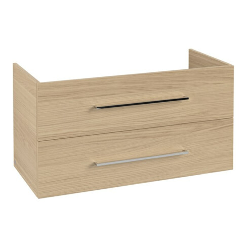 V&B Waschtischunterschrank Avento 98x51,4x48cm, 2 A, wd, G vc gl., Nord Oa