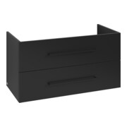 V&B Waschtischunterschrank Avento 98x51,4x48cm, 2 A, wd, G vo b, volc bla