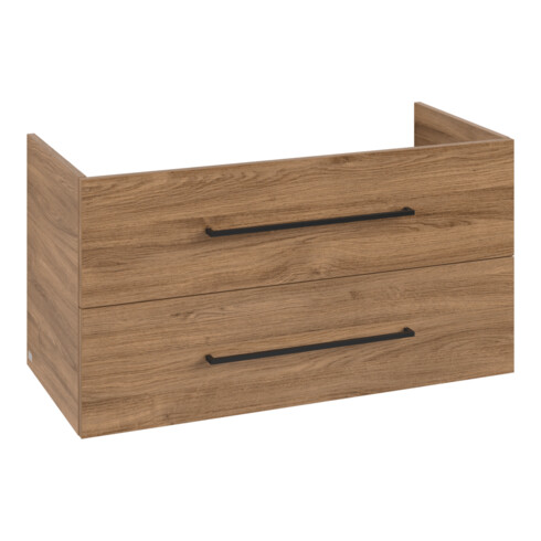 V&B Waschtischunterschrank Avento 98x51,4x48cm, 2 A, wd, G vo bla, Kan Oa