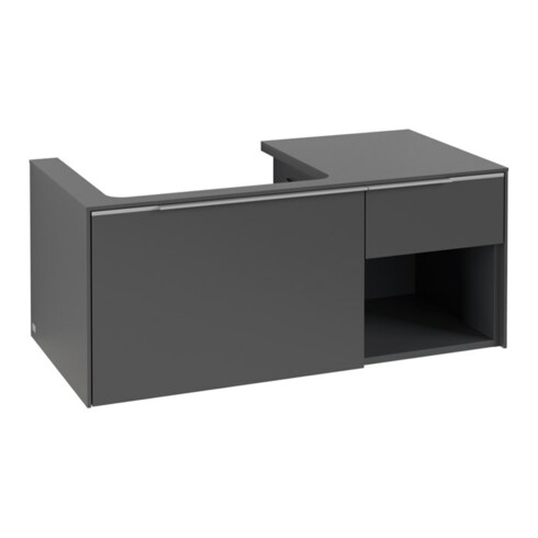 V&B Waschtischunterschrank Beck. li Subway 3.0 100,1x42,25x51,6cm, m LE/Gr AL g, graph.