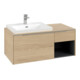 V&B Waschtischunterschrank Beck. li Subway 3.0 100,1x42,25x51,6cm, m LE/Gr AL g, No Oa-1